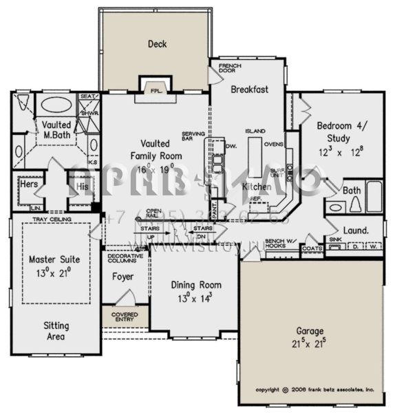 Проект двухэтажного дома с гаражом на две машины в английском стиле S5-233 (8594-00237)
