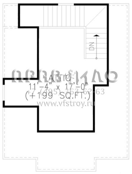 Проект одноэтажного дома с гаражом на две машины в современном стиле S5-263 (699-00067)