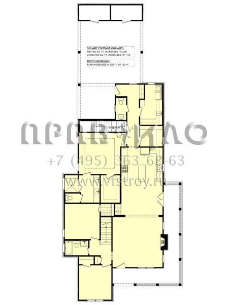 Проект двухэтажного дома с гаражом на две машины в современном стиле S5-204 (041-00276)