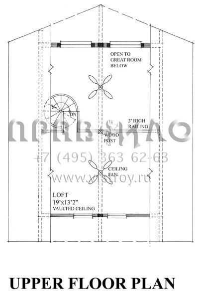 Проект одноэтажного дома без гаража в стиле Ранчо S5-78 (4177-00003)
