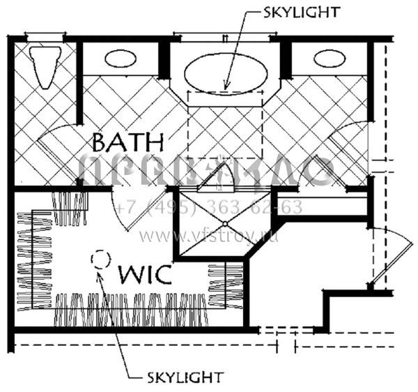 Проект одноэтажного дома с гаражом на две машины в английском стиле S5-185 (8594-00195)