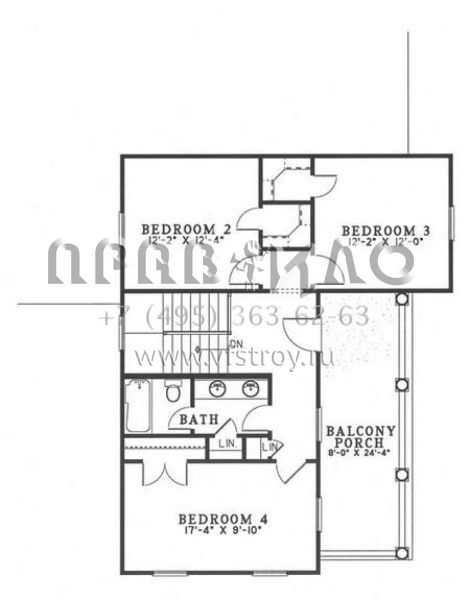 Проект одноэтажного дома с гаражом на две машины в стиле Ранчо S5-220 (110-00454)