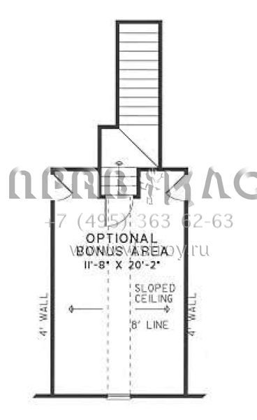 Проект одноэтажного дома с гаражом на две машины в стиле Ранчо S5-195 (110-00356)