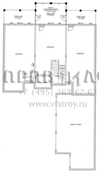 Проект двухэтажного дома с гаражом на три и более машин в стиле Шале S5-266 (286-00068)