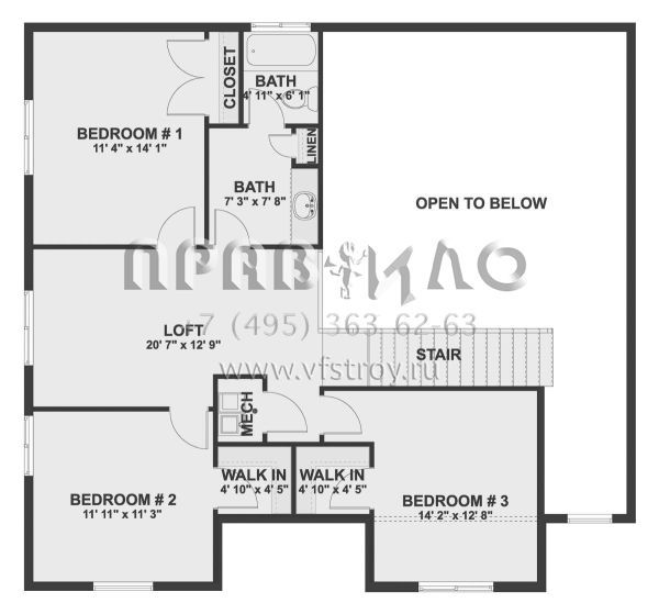 Проект двухэтажного дома с гаражом на две машины в американском стиле S5-249 (2802-00107)