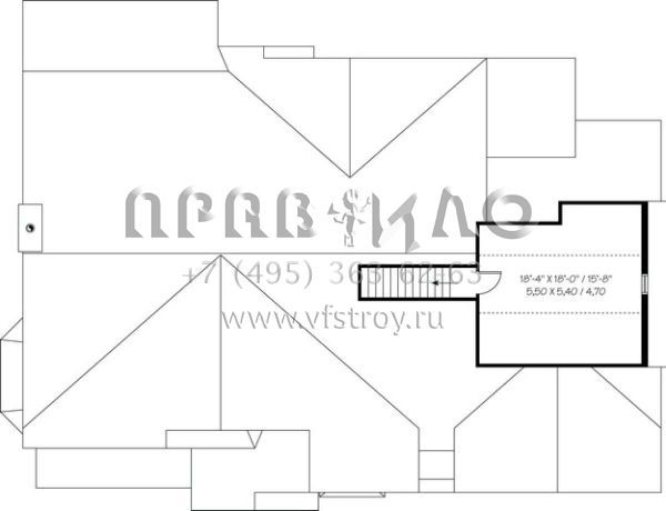 Проект одноэтажного дома с гаражом на две машины в современном стиле S5-209 (034-00664)