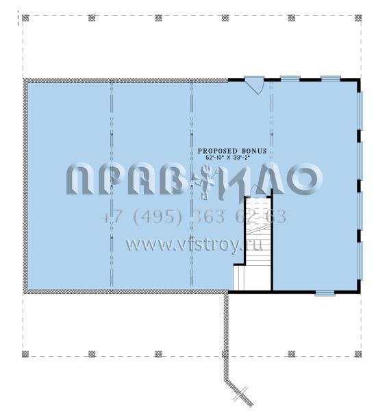 Проект двухэтажного дома с гаражом на две машины в стиле Шале S5-256 (8318-00336)
