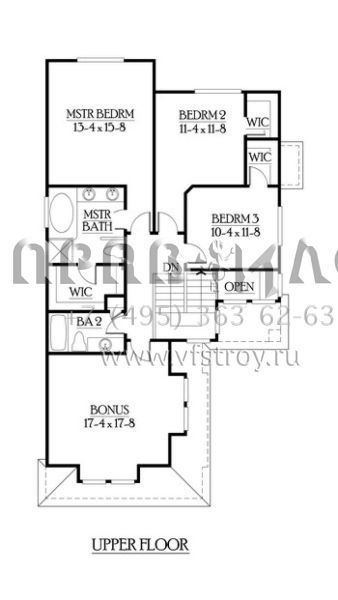 Проект двухэтажного дома с гаражом на две машины в скандинавском стиле S5-198 (341-00051)