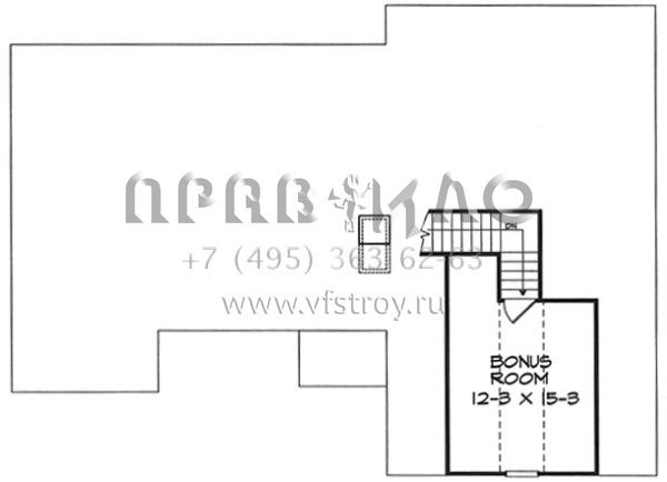 Проект одноэтажного дома с гаражом на две машины в стиле Ранчо S5-123 (6082-00061)