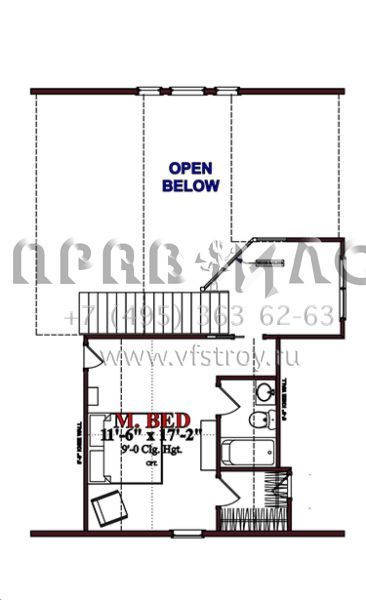 Проект двухэтажного дома без гаража в прибрежном стиле S5-143 (1070-00236)