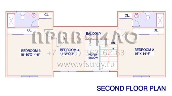 Проект двухэтажного дома с гаражом на одну машину в стиле Ранчо S5-303 (033-00135)