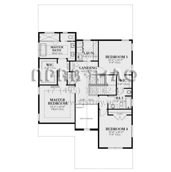 Проект двухэтажного дома с гаражом на одну машину в современном стиле S5-267 (3978-00255)