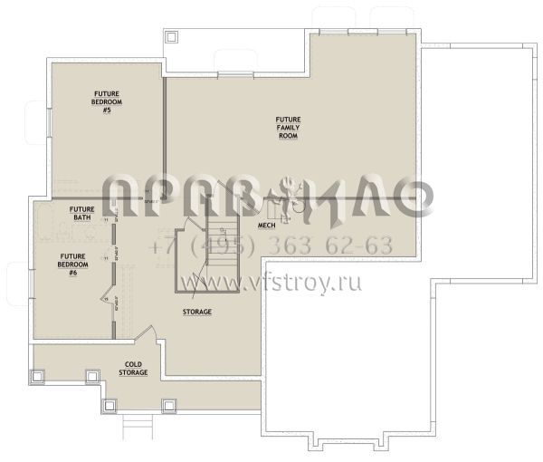 Проект двухэтажного дома с гаражом на три и более машин в современном стиле S5-282 (8768-00110)
