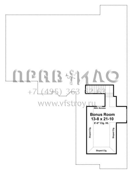 Проект двухэтажного дома с гаражом на две машины в английском стиле S5-178 (348-00088)