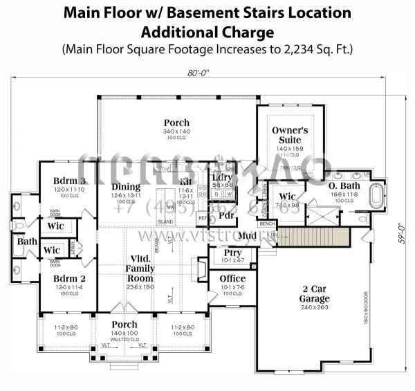 Проект одноэтажного дома с гаражом на две машины в современном стиле S5-201 (009-00375)