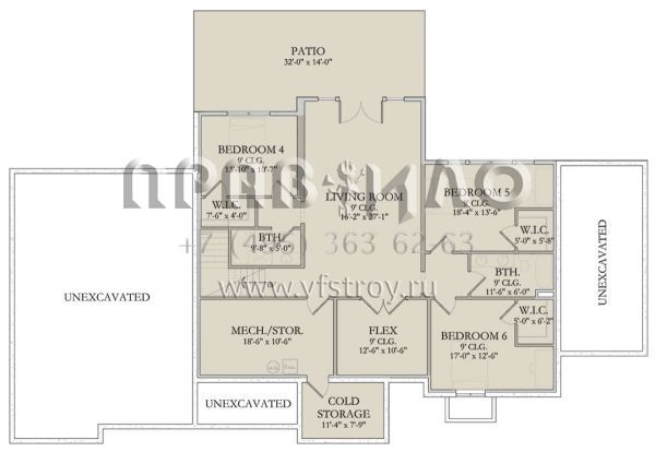Проект двухэтажного дома с гаражом на две машины в прибрежном стиле S5-356 (6422-00088)
