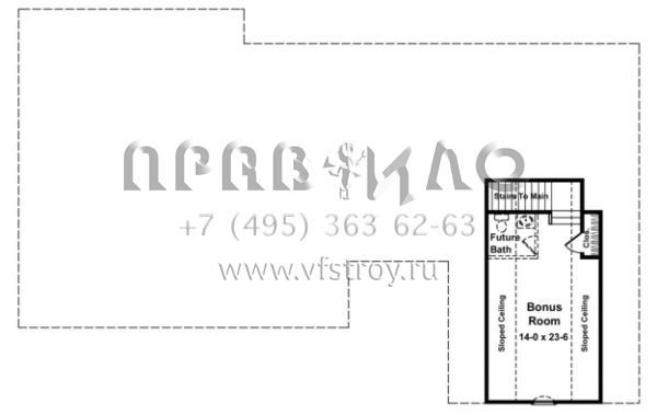 Проект одноэтажного дома с гаражом на две машины в стиле Ранчо S5-204 (348-00128)