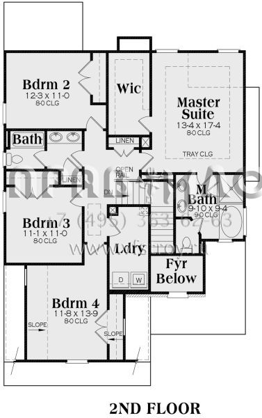 Проект двухэтажного дома с гаражом на две машины в американском стиле S5-208 (009-00097)