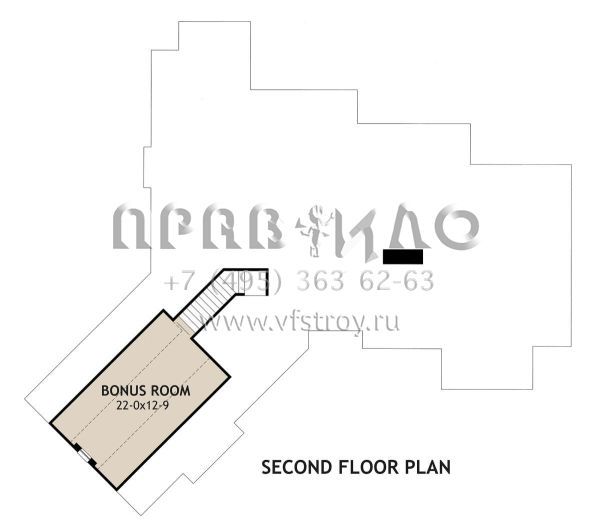 Проект одноэтажного дома с гаражом на две машины в американском стиле S5-172 (9401-00014)