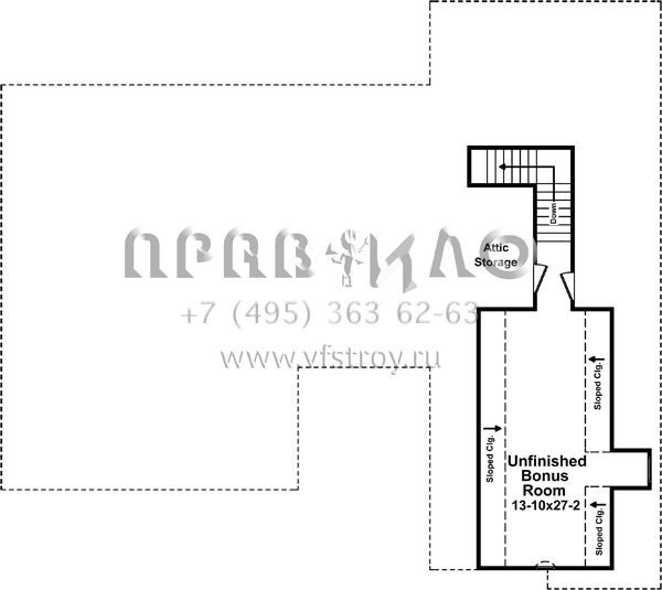 Проект одноэтажного дома с гаражом на две машины в американском стиле S5-194 (348-00226)