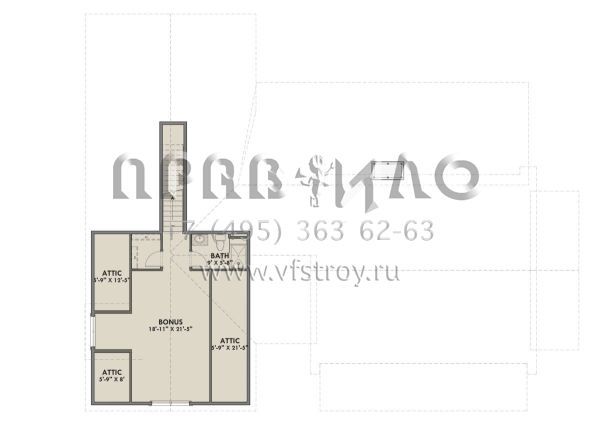 Проект одноэтажного дома с гаражом на две машины в современном стиле S5-239 (425-00020)