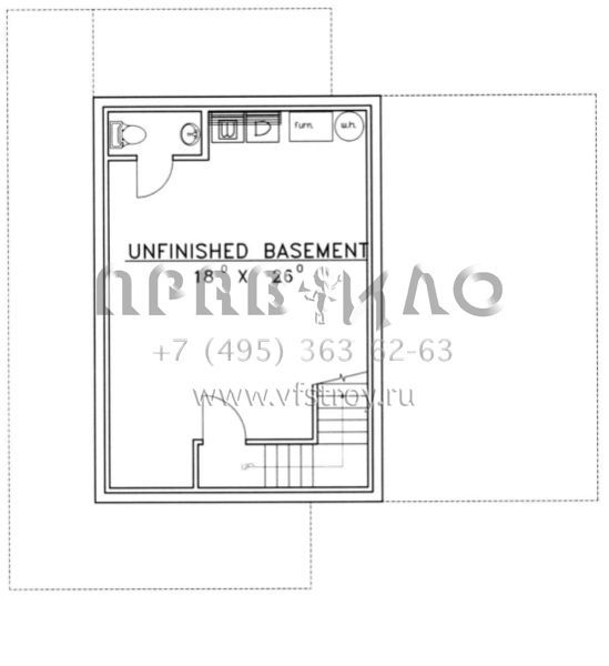 Проект двухэтажного дома без гаража в современном стиле S5-142 (039-00346)