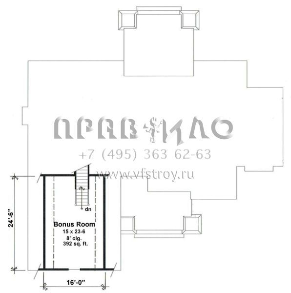 Проект одноэтажного дома с гаражом на две машины в стиле Ранчо S5-183 (098-00293)