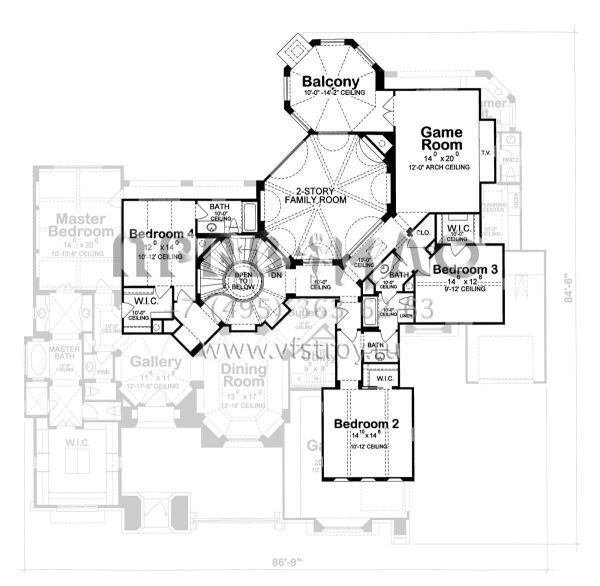 Проект двухэтажного дома с гаражом на три и более машин в современном стиле S5-438 (402-01075)
