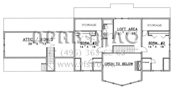 Проект двухэтажного дома с гаражом на две машины в скандинавском стиле S5-294 (039-00376)