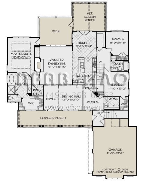 Проект двухэтажного дома с гаражом на две машины в стиле Ранчо S5-263 (8594-00104)
