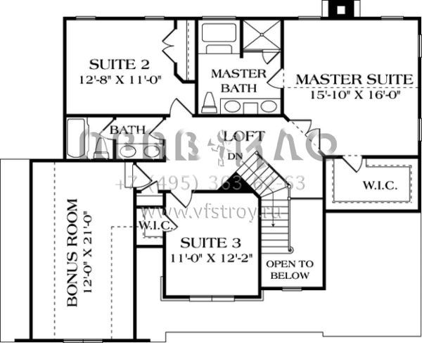Проект двухэтажного дома с гаражом на две машины в современном стиле S5-212 (3323-00097)