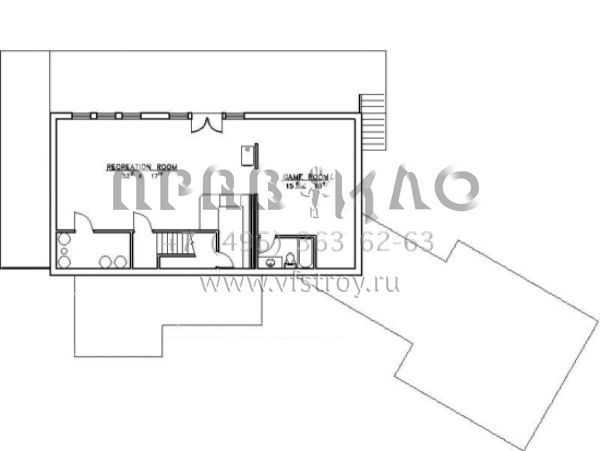 Проект двухэтажного дома с гаражом на две машины в стиле Шале S5-266 (039-00113)