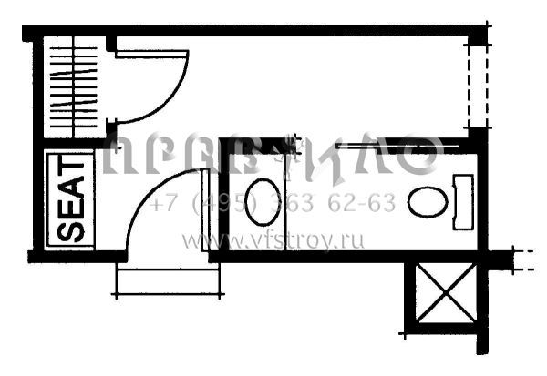 Проект двухэтажного дома с гаражом на две машины в стиле Ранчо S5-248 (402-01395)
