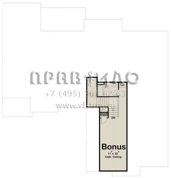 Проект одноэтажного дома с гаражом на три и более машин в американском стиле S5-239 (963-00455)
