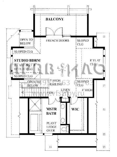 Проект двухэтажного дома без гаража в современном стиле S5-271 (4177-00020)