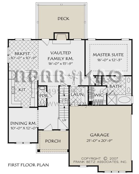 Проект двухэтажного дома с гаражом на две машины в стиле Ранчо S5-160 (8594-00033)
