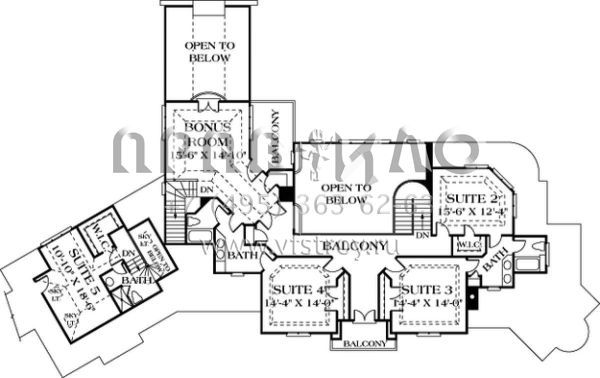Проект двухэтажного дома с гаражом на три и более машин в английском стиле S5-494 (3323-00507)