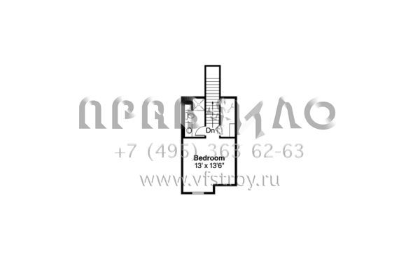 Проект одноэтажного дома с гаражом на две машины в стиле Ранчо S5-163 (035-00661)