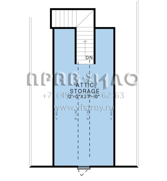 Проект одноэтажного дома с гаражом на три и более машин в английском стиле S5-254 (8318-00296)