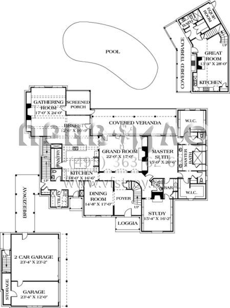 Проект трехэтажного дома с гаражом на три и более машин в современном стиле S5-950 (3323-00552)