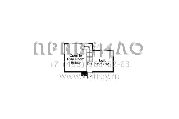 Проект трехэтажного дома с гаражом на две машины в американском стиле S5-232 (035-00653)