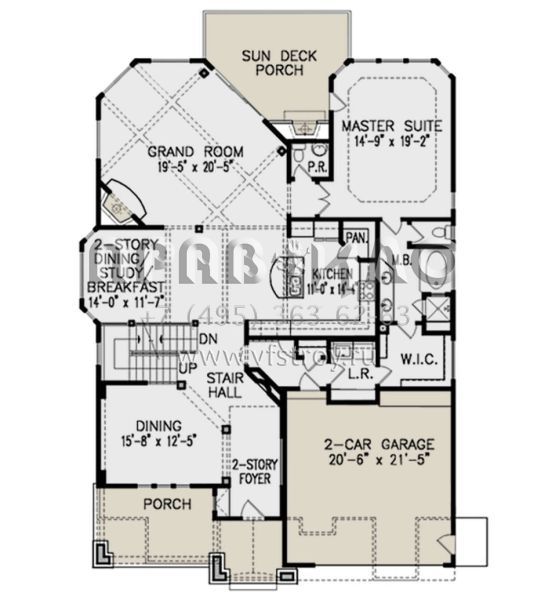 Проект двухэтажного дома с гаражом на две машины в скандинавском стиле S5-265 (699-00147)