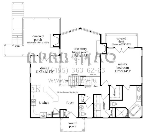 Проект двухэтажного дома с гаражом на две машины в стиле Шале S5-178 (957-00058)
