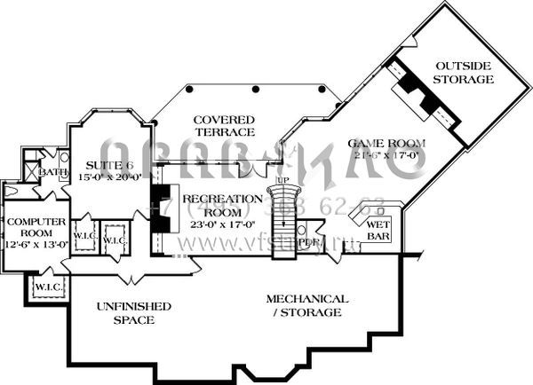 Проект двухэтажного дома с гаражом на три и более машин в современном стиле S5-672 (3323-00490)