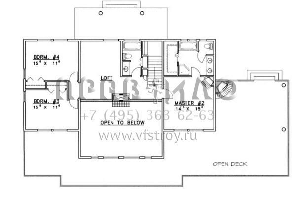 Проект двухэтажного дома с гаражом на две машины в современном стиле S5-409 (039-00504)