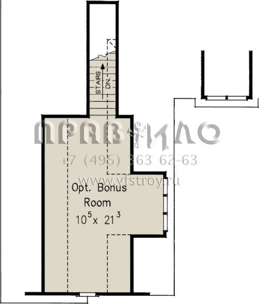Проект одноэтажного дома с гаражом на две машины в стиле Ранчо S5-163 (8594-00369)
