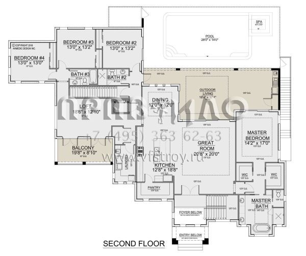Проект виллы с гаражом  S5-316 (5565-00097)