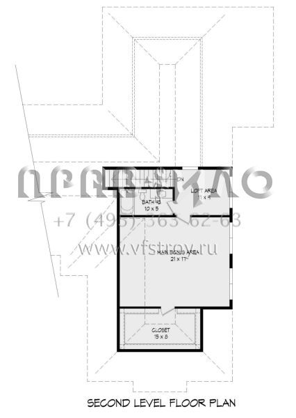 Проект двухэтажного дома с гаражом на три и более машин в американском стиле S5-335 (940-00251)