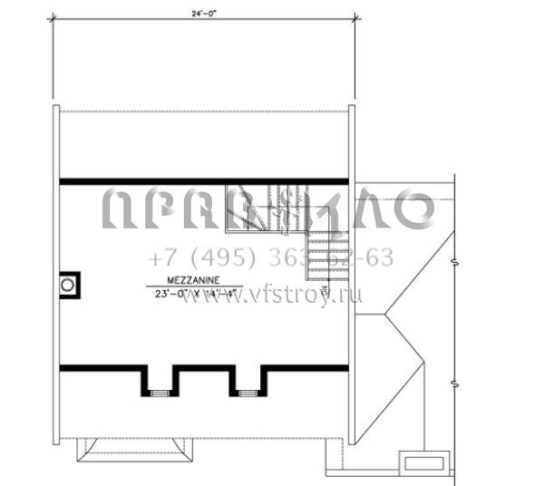 Проект трехэтажного дома с гаражом на одну машину в английском стиле S5-152 (1785-00194)