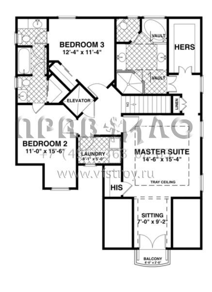 Проект двухэтажного дома с гаражом на две машины в американском стиле S5-195 (036-00087)